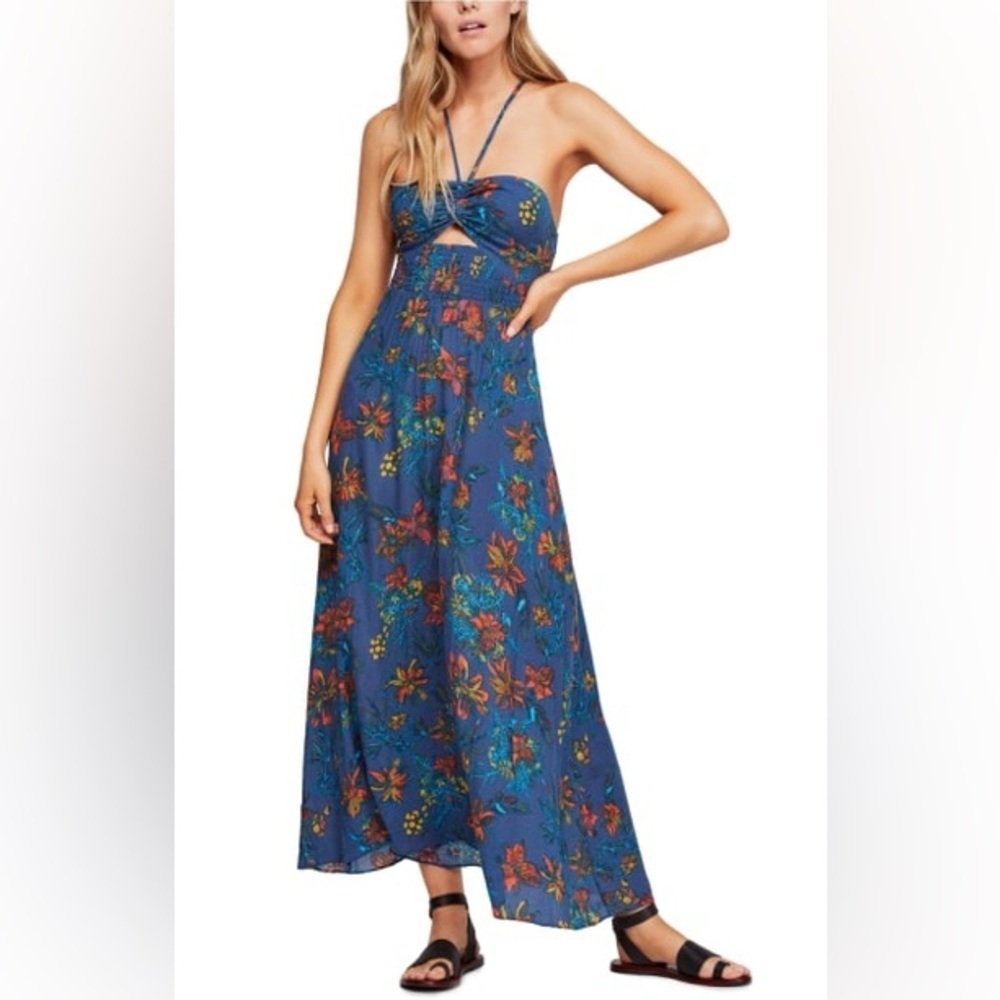 Free People One Step Ahead Maxi Dress Size Small